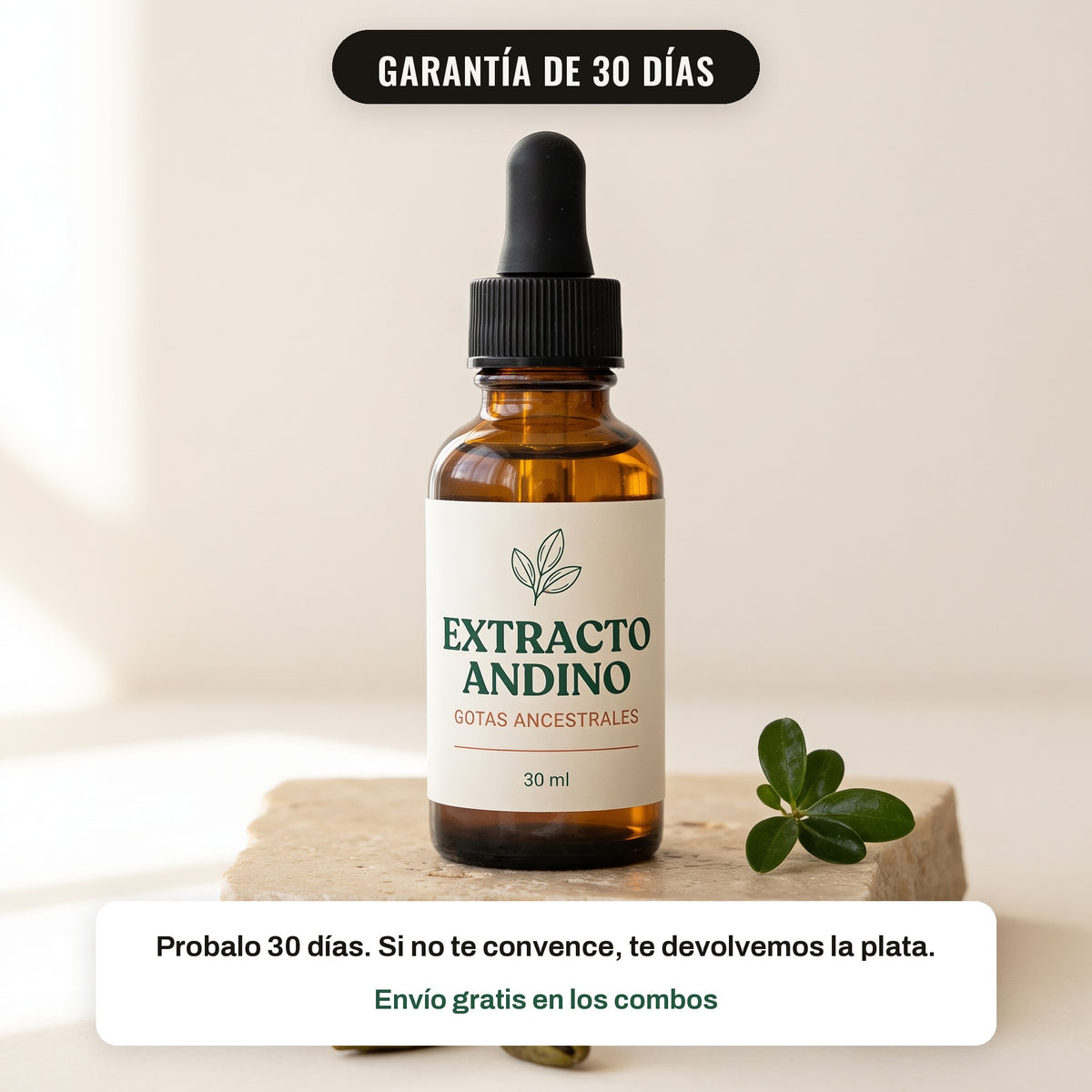 Garantía de 30 días: probalo y si no te convence, te devolvemos la plata