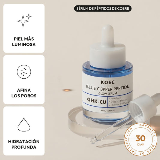 KORE Sérum GHK-Cu: piel más luminosa, afina los poros e hidratación profunda