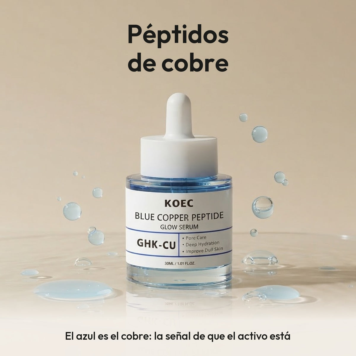 Péptidos de cobre: el azul es el cobre